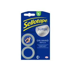 Sellotape On Hand Refill 18mm x 15m (Pack of 2)