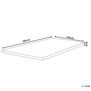 Mattress Topper COMFY 140 x 200 cm (EU Double)