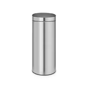 Brabantia 30 Litre Touch Bin Matt Steel