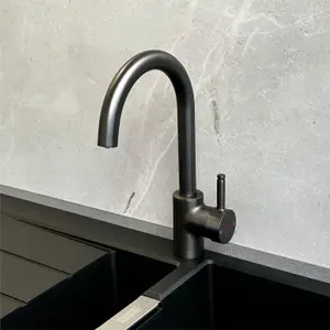 Liquida BHT311GM 3 In 1 Gun Metal Grey Kitchen Instant Boiling Hot Water Tap