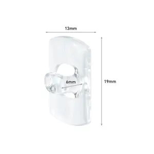 3M Command Decorating Clear Clip, Pack of 20