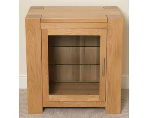 Kuba Solid Oak Media Unit with Storage