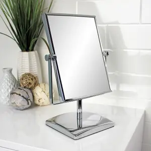 Showerdrape Teris 5x Magnifying Chrome Makeup Vanity Mirror