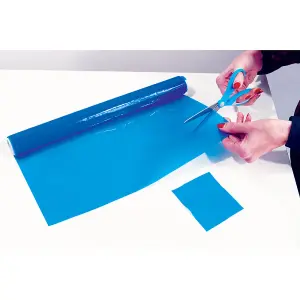 Blue Anti Slip Silicone Roll - 100 x 40cm - Cut to Size - Diswasher Safe