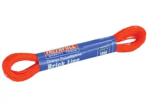 Faithful Fai300 300 Polyethylene Brick Line (Box Of 12) 18M (59Ft) Orange