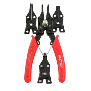 Dekton 5pc Circlip Internal External Plier Snap Ring Tool Set Anti Slip