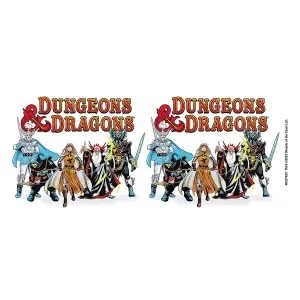 Dungeons & Dragons Characters Mug White/Red (One Size)