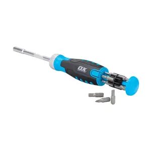 OX Pro 11 Piece Multi-bit ratchet screwdriver