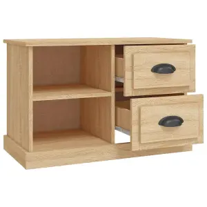 Berkfield TV Cabinet Sonoma Oak 73x35.5x47.5 cm Engineered Wood