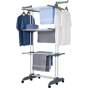 Homefront Clothes Airer Dryer - Lightweight & Foldable Design - Suitable for Indoor or Outdoor Use