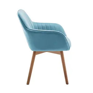 Ariad Upholstered Dining Chair Aqua