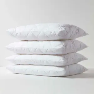 Homescapes Anti Allergy Pillow Protectors, Pack of 4