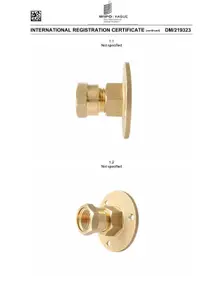 Warmer System Wallplate PSW Flange Bracket for Outside Tap