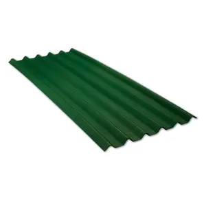 Onduline Green Bitumen Corrugated roofing sheet (L)2m (W)820mm (T)2.6mm