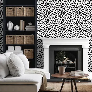 Dalmatian Wallpaper In Monochrome