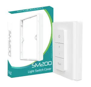 Single SM200 Hue Light Switch Cover for Philips Hue dimmer V2