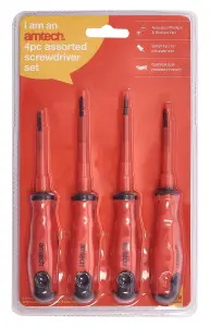 Amtech L0870 4 Piece screwdriver set