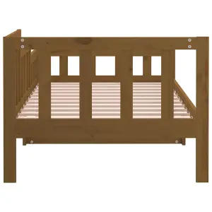 Berkfield Day Bed Honey Brown 80x200 cm Solid Wood Pine