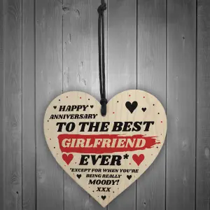 Funny Joke Anniversary Gift For Best Girlfriend Rude Gift For Her Humour Heart