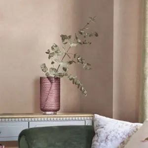 Laura Ashley Pink Brindley Smooth Wallpaper