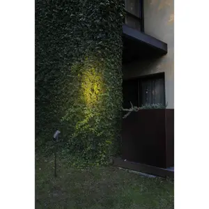 Luminosa Slot Outdoor LED Spike Light Black H50 14W 3000K IP65