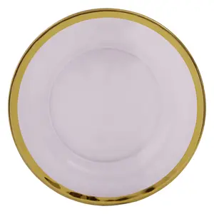 Maison by Premier Ida 21cm Side Plate With Gold Rim