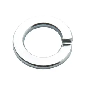 Diall M10 Steel Spring Washer, (Dia)10mm, Pack of 10