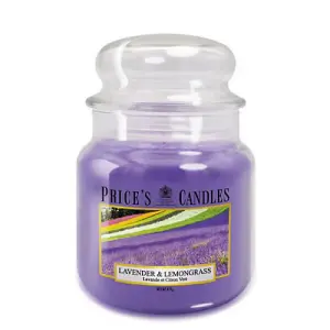 Prices Fragrance Collection Lavender & Lemongrass Medium Jar Candle