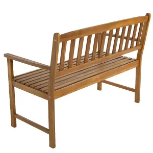 Charles Bentley FSC Acacia Wooden 2 Seater Bench