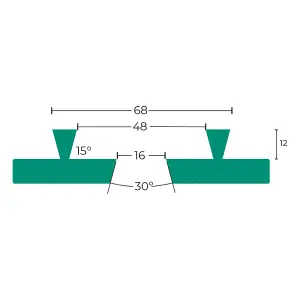 Axminster Woodturning SK100 Dovetail Jaws - Type E