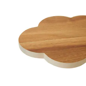 Interiors by Premier Large Cloud Chopping Board, Thick and Durable Cutting Board for Kitchen Worktops, Kitchen Chopping Board