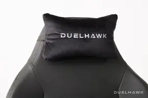 Duelhawk Carbon Black PU Leather Gaming Chair