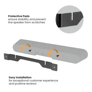 Soundbar Mount Fixed Wall Bracket for Sonos Ray Speaker