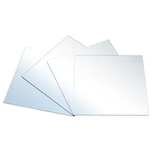 4pcs Acrylic Adhesive Wall Mirror Tiles (Set of 4) 40cm H x 40cm W