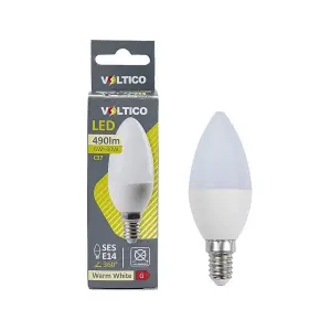 Bulb LED Candle E14 Daylight 2 Pack