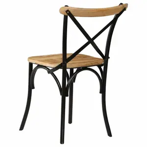 Arreola Dining Chair (Set of 4) Brown/Black