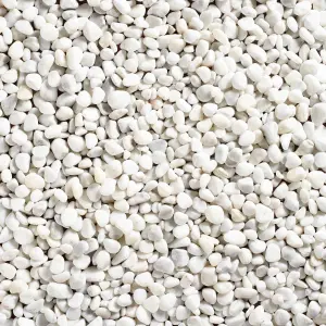 Kelkay Coral White Pebbles Premium Aggregates Cobbles Bulk Bag 750kg