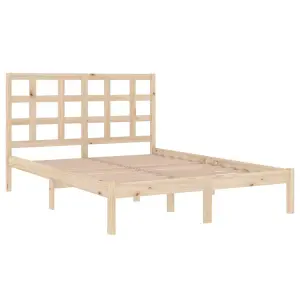 Berkfield Bed Frame Solid Wood 180x200 cm 6FT Super King