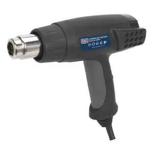 Sealey 1800W 3-Speed Hot Air Gun & Temperature Control Fitted 3-Pin Plug HS100