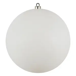 Xmas Bauble White / 25cm H x 25cm W