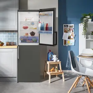 Beko CFP3691DVG 50:50 Freestanding Frost free Fridge freezer - Graphite