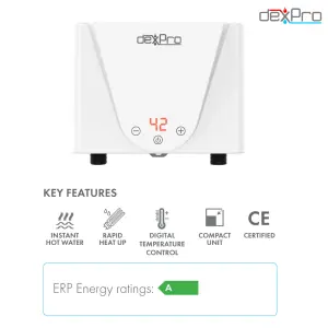 Dexpro 3.5kW Delux Inline Instant Hot Water Heater