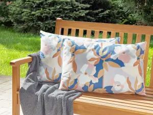 Set of 2 Outdoor Cushions VEREZZI Multicolour