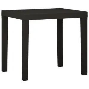 Berkfield Garden Table Anthracite 79x65x72 cm Plastic