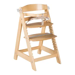 Sit Up High Chair Light Brown