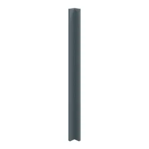 Alpinia Matt dusk blue wood effect Standard Corner post, (W)59mm (L)715mm