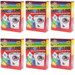 DR MAGIC SNATCH A DYE, WHITE, 15cm (Pack of 6)