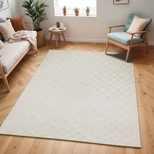 IRINA Skandi Checkered Area Rug 160 x 213 cm