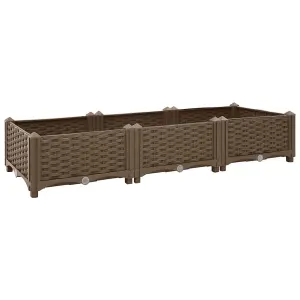 Berkfield Raised Bed 120x40x23 cm Polypropylene