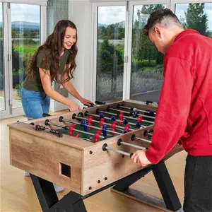 PINPOINT 4.5ft Football Table [Foosball] [Wooden] [Lightweight] [Compact & Portable Design]